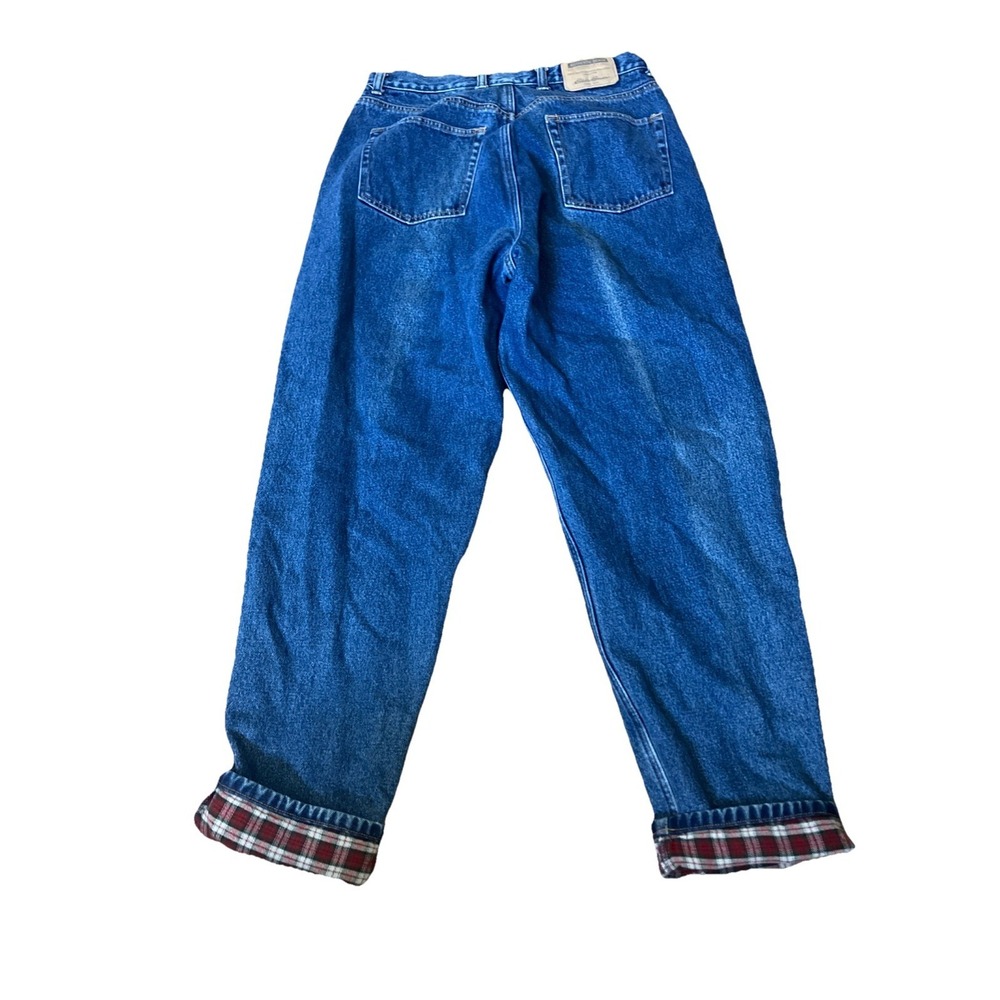 Eddie Bauer Straight Leg Lined Denim‎ Jeans Blue Women's 16 Read